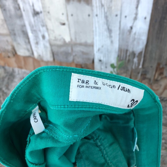 Rag & Bone Turquoise Capris - Picture 9 of 11